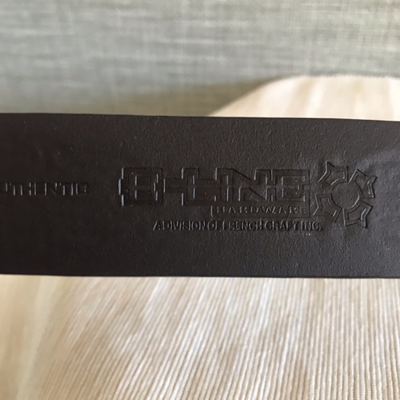 Leather Belt Brown Design Size 34 By B Line - Picture 3 of 5